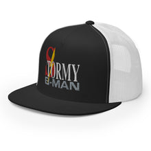 Load image into Gallery viewer, StormyBman Trucker Cap v2 (BLACK/WHITE)