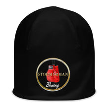 Load image into Gallery viewer, StormyBman: All-Over Print Beanie (Black)