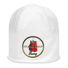 Load image into Gallery viewer, StormyBman: All-Over Print Beanie (White)