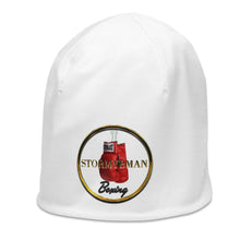 Load image into Gallery viewer, StormyBman: All-Over Print Beanie (White)