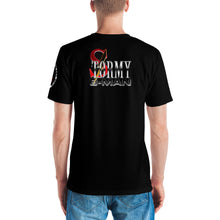 Load image into Gallery viewer, StormyBman: AOP Crew Neck t-shirt v1 (BLACK)