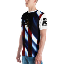 Load image into Gallery viewer, RELENTLESS AGGRESSION Men's AOP t-shirt (OLD GLORY)