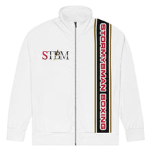 Load image into Gallery viewer, StormyBman: AOP Unisex track jacket (WHITE)