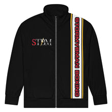 Load image into Gallery viewer, StormyBman: AOP Unisex track jacket (BLACK)