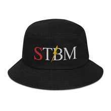 Load image into Gallery viewer, StormyBman: Denim bucket hat (Black)