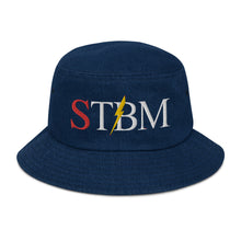 Load image into Gallery viewer, StormyBman: Denim bucket hat (NAVY)