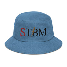 Load image into Gallery viewer, StormyBman: Denim bucket hat (Light Blue)