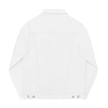 Load image into Gallery viewer, StormyBman Unisex denim jacket (White)