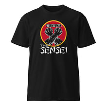 Load image into Gallery viewer, StormyBman: Sensei Cotton Crew Neck Unisex premium t-shirt v2 (BLACK)