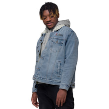 Load image into Gallery viewer, StormyBman: Unisex denim sherpa jacket (Light Denim)
