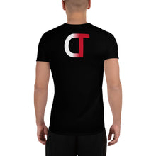 Load image into Gallery viewer, DREW TITAN: DT ATHLETICS Men's Athletic T-shirt (BLACK/RED)