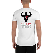 Load image into Gallery viewer, DREW TITAN: DT AOP Athletic T-shirt (WHITE/BLACK)
