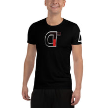Load image into Gallery viewer, DREW TITAN: DT AOP Athletic T-shirt (BLACK/WHITE