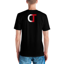 Load image into Gallery viewer, DREW TITAN: DT ATHLETICS AOP Men's T-shirt (BLACK/RED)