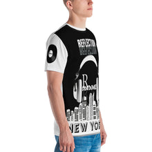 Load image into Gallery viewer, REFLECTION BEATDOWNZ: NEW YORK AOP T-shirt v2 (BLACK/WHITE)