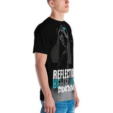 Load image into Gallery viewer, REFLECTION BEATDOWNZ: NEW ROCK AOP T-shirt v1 (BLACK/BLUE)