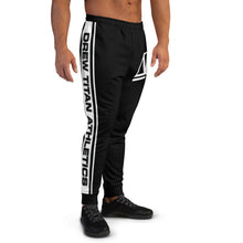 Load image into Gallery viewer, DREW TITAN: DT ATHLETICS AOP Men's Joggers (BLACK/WHITE)