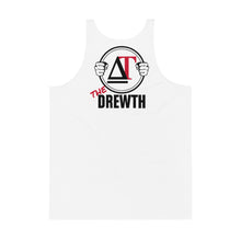 Load image into Gallery viewer, DREW TITAN: DT ATHLETICS AOP Tank Top (WHITE/RED)