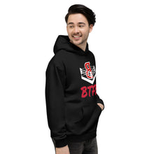 Load image into Gallery viewer, BFTB UNDISPUTED AOP Hoodie (BLACK/RED/WHITE)