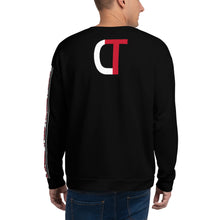 Load image into Gallery viewer, DREW TITAN: DT ATHLETICS AOP Sweatshirt (BLACK/RED)