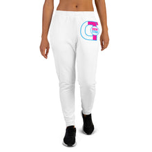 Load image into Gallery viewer, DREW TITAN: DT ATHLETICS Women's Joggers (WHITE/PINK)