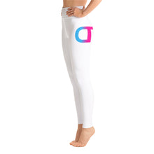 Load image into Gallery viewer, DREW TITAN: DT FITNESS Yoga Leggings (WHITE/PINK)