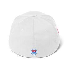Load image into Gallery viewer, DREW TITAN: DT FITNESS WOMENS FLEXFIT CAP (WHITE/PINK)