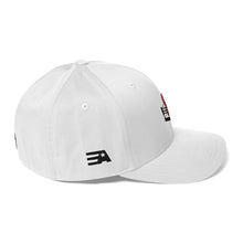 Load image into Gallery viewer, BFTB UNDISPUTED STRETCH FIT BASEBALL Cap (WHITE/RED)