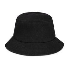 Load image into Gallery viewer, AWEAPONRY: A-Weapons Denim Bucket Hat (BLACK)