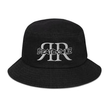 Load image into Gallery viewer, REFLECTION BEATDOWNZ: Denim bucket hat (BLACK)