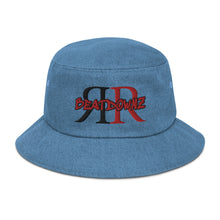 Load image into Gallery viewer, REFLECTION BEATDOWNZ: Denim bucket hat (BLUE/RED/BLACK)