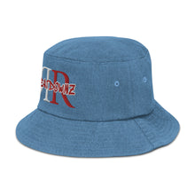 Load image into Gallery viewer, REFLECTION BEATDOWNZ: Denim bucket hat (BLUE/RED/WHITE)