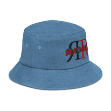Load image into Gallery viewer, REFLECTION BEATDOWNZ: Denim bucket hat (BLUE/RED/BLACK)