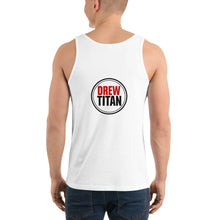 Load image into Gallery viewer, DREW TITAN: DT LIFE Tank Top (WHITE/RED)
