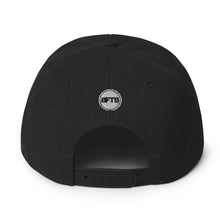 Load image into Gallery viewer, BFTB PURSE BID Snapback Hat (BLACK/WHITE)