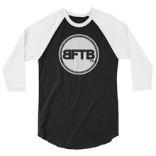 Load image into Gallery viewer, BFTF PURSE BID 3/4 sleeve jersey shirt (WHITE/BLACK)