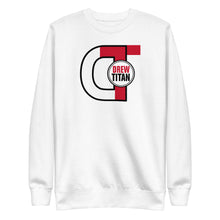Load image into Gallery viewer, DREW TITAN: DT FITNESS PULLOVER SWEATSHIRT (WHITE/RED)
