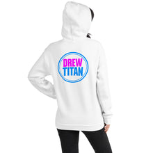 Load image into Gallery viewer, DREW TITAN: DT WOMENS Unisex Hoodie (WHITE/PINK)