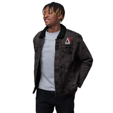 Load image into Gallery viewer, DREW TITAN: DT Unisex denim sherpa jacket (BLACK)