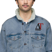 Load image into Gallery viewer, DREW TITAN: DT Unisex denim sherpa jacket (BLUE)