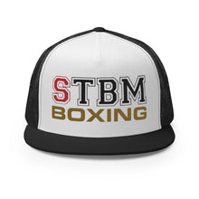 Load image into Gallery viewer, StormyBman: Trucker Cap v1 (WHITE/BLACK)
