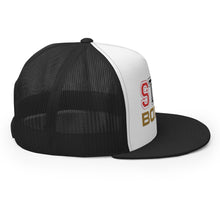 Load image into Gallery viewer, StormyBman: Trucker Cap v1 (WHITE/BLACK)
