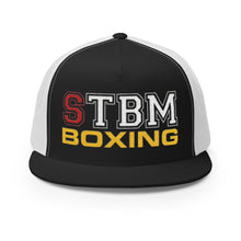 Load image into Gallery viewer, StormyBman: Trucker Cap v1 (BLACK/WHITE)
