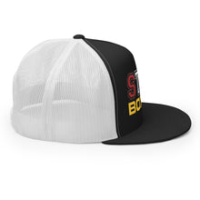 Load image into Gallery viewer, StormyBman: Trucker Cap v1 (BLACK/WHITE)
