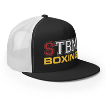 Load image into Gallery viewer, StormyBman: Trucker Cap v1 (BLACK/WHITE)
