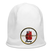 Load image into Gallery viewer, StormyBman: All-Over Print Beanie (White)
