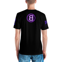 Load image into Gallery viewer, BFTB JUDGMENT DAY AOP T-shirt (BLACK/PURPLE)
