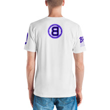 Load image into Gallery viewer, BFTB JUDGMENT DAY AOP T-SHIRT (WHITE/PURPLE)
