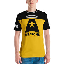 Load image into Gallery viewer, A-Weapons AOP Crew Neck T-Shirt (YELLOW/BLACK)
