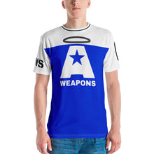 Load image into Gallery viewer, A-Weapons AOP Crew Neck T-Shirt (Blue/White)
